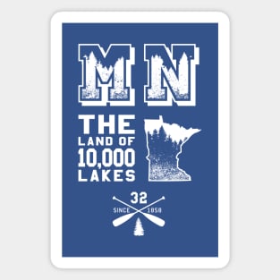 Minnesota MN Land of 10,000 Lakes Magnet